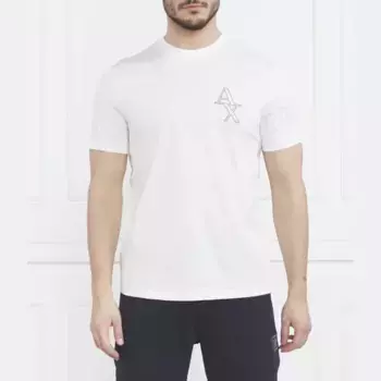 Футболка стандартного кроя Armani Exchange, белый