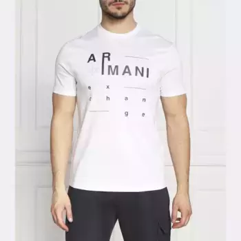 Футболка стандартного кроя Armani Exchange, белый