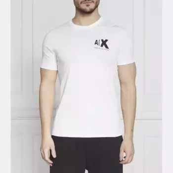 Футболка стандартного кроя Armani Exchange, белый