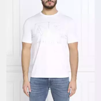 Футболка стандартного кроя Armani Exchange, белый