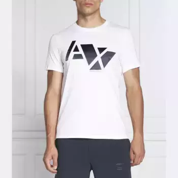 Футболка стандартного кроя Armani Exchange, белый