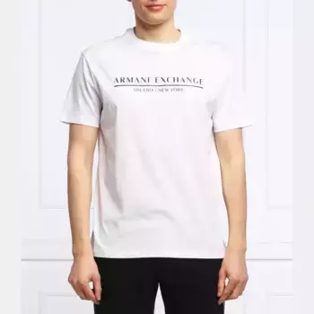 Футболка стандартного кроя Armani Exchange, белый
