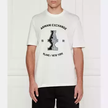 Футболка стандартного кроя Armani Exchange, белый