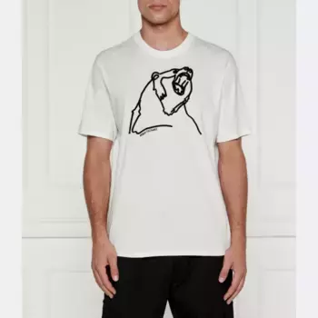 Футболка стандартного кроя Armani Exchange, белый