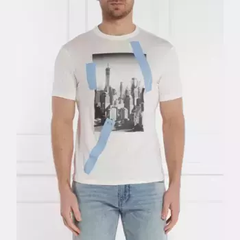 Футболка стандартного кроя Armani Exchange, белый