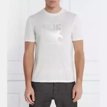 Футболка стандартного кроя Armani Exchange, белый