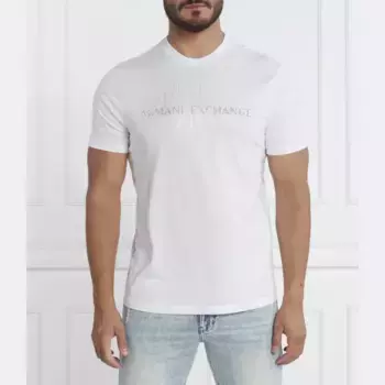 Футболка стандартного кроя Armani Exchange, белый