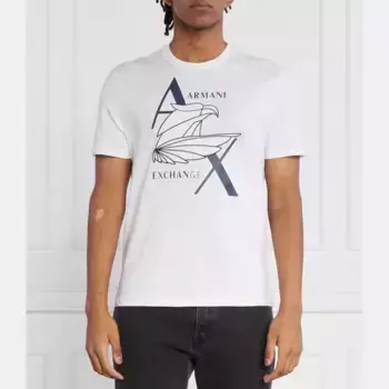 Футболка стандартного кроя Armani Exchange, белый