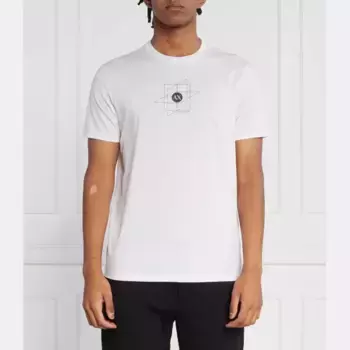 Футболка стандартного кроя Armani Exchange, белый