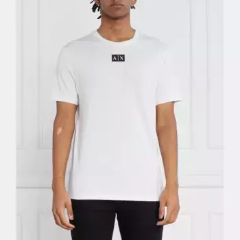Футболка стандартного кроя Armani Exchange, белый