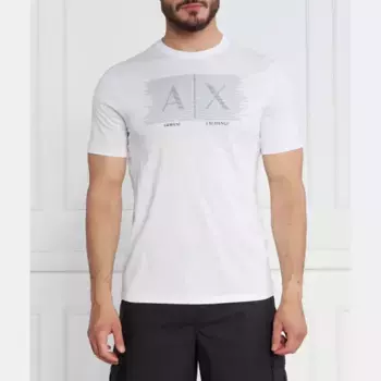 Футболка стандартного кроя Armani Exchange, белый