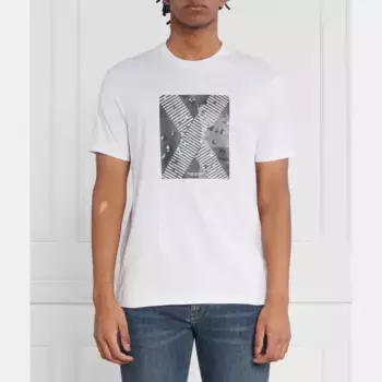 Футболка стандартного кроя Armani Exchange, белый