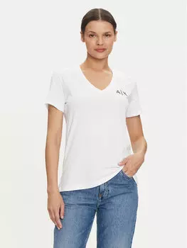 Футболка стандартного кроя Armani Exchange, белый