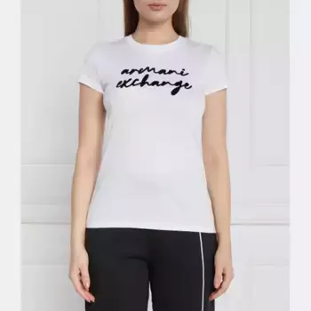 Футболка стандартного кроя Armani Exchange, белый