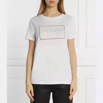 Футболка стандартного кроя Armani Exchange, белый