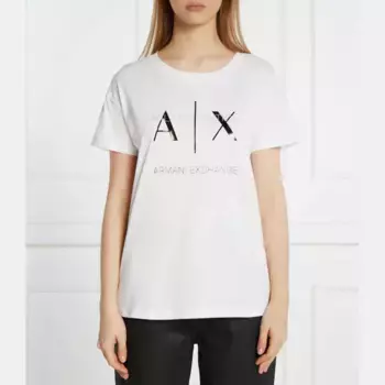 Футболка стандартного кроя Armani Exchange, белый