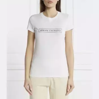 Футболка стандартного кроя Armani Exchange, белый