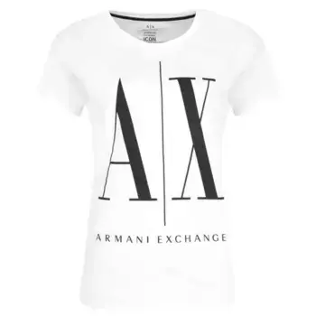 Футболка стандартного кроя Armani Exchange, белый