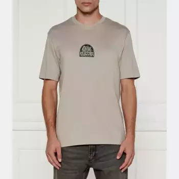 Футболка стандартного кроя Armani Exchange, бежевый