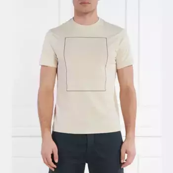 Футболка стандартного кроя Armani Exchange, бежевый