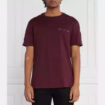 Футболка стандартного кроя Armani Exchange, бургунди