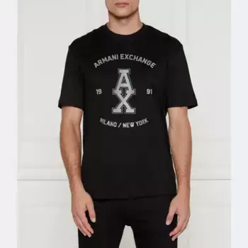 Футболка стандартного кроя Armani Exchange, черный