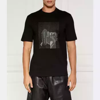 Футболка стандартного кроя Armani Exchange, черный