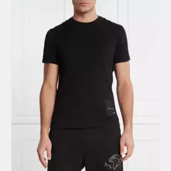 Футболка стандартного кроя Armani Exchange, черный
