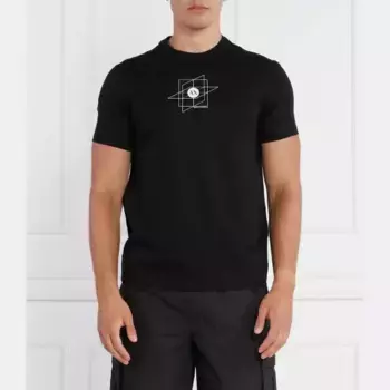 Футболка стандартного кроя Armani Exchange, черный