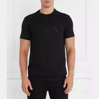 Футболка стандартного кроя Armani Exchange, черный