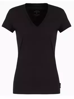 Футболка стандартного кроя Armani Exchange, черный