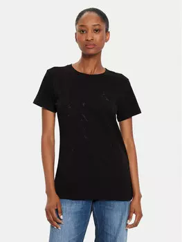 Футболка стандартного кроя Armani Exchange, черный