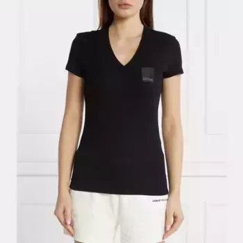 Футболка стандартного кроя Armani Exchange, черный