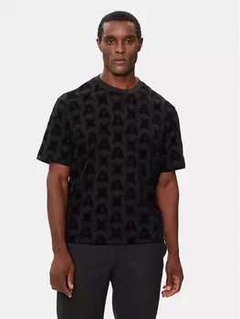 Футболка стандартного кроя Armani Exchange, черный