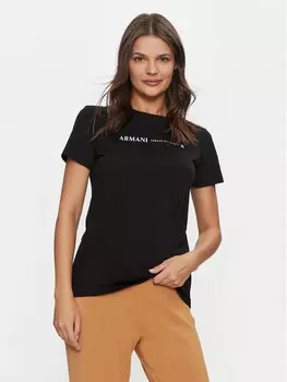 Футболка стандартного кроя Armani Exchange, черный