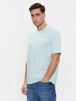 Футболка стандартного кроя Armani Exchange, фиолетовый