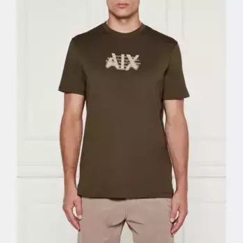 Футболка стандартного кроя Armani Exchange, хаки