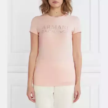 Футболка стандартного кроя Armani Exchange, розовый