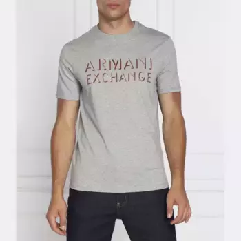 Футболка стандартного кроя Armani Exchange, серый