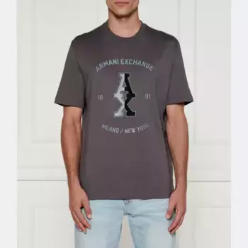 Футболка стандартного кроя Armani Exchange, серый