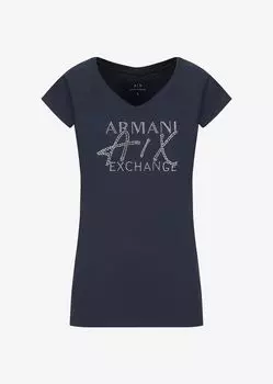 Футболка стандартного кроя Armani Exchange, синий