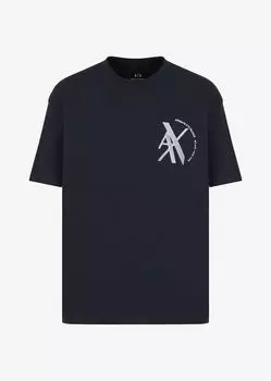 Футболка стандартного кроя Armani Exchange, синий