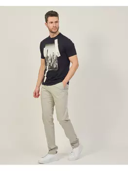 Футболка стандартного кроя Armani Exchange, синий