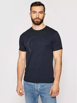 Футболка стандартного кроя Armani Exchange, синий