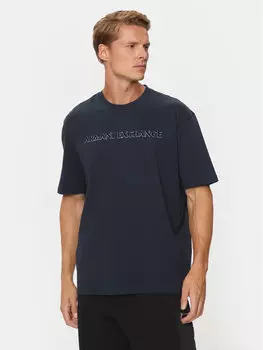 Футболка стандартного кроя Armani Exchange, синий