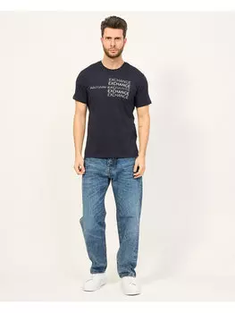 Футболка стандартного кроя Armani Exchange, синий