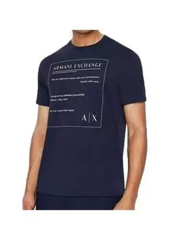 Футболка стандартного кроя Armani Exchange, синий