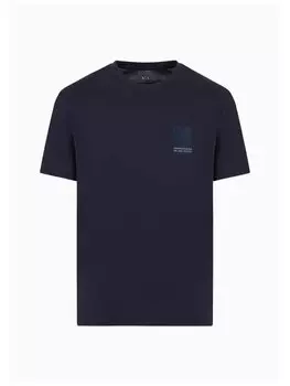 Футболка стандартного кроя Armani Exchange, синий
