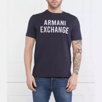 Футболка стандартного кроя Armani Exchange, синий