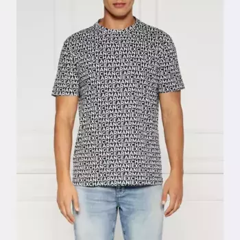Футболка стандартного кроя Armani Exchange, синий